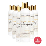 Bask & Lather Strength Shampoo 8 Oz (Pack of 6)