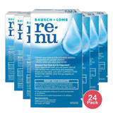 Bausch And Lomb Renu Multiplus Lubricating And Rewetting Drops 2Oz (Pack of 24)