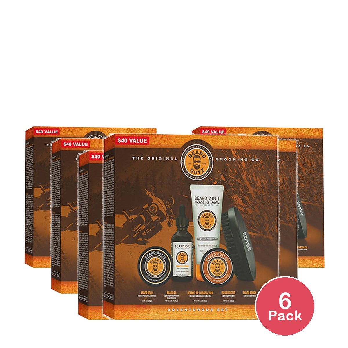 Beard Guyz Adventurous Grooming Set (Pack of 6)