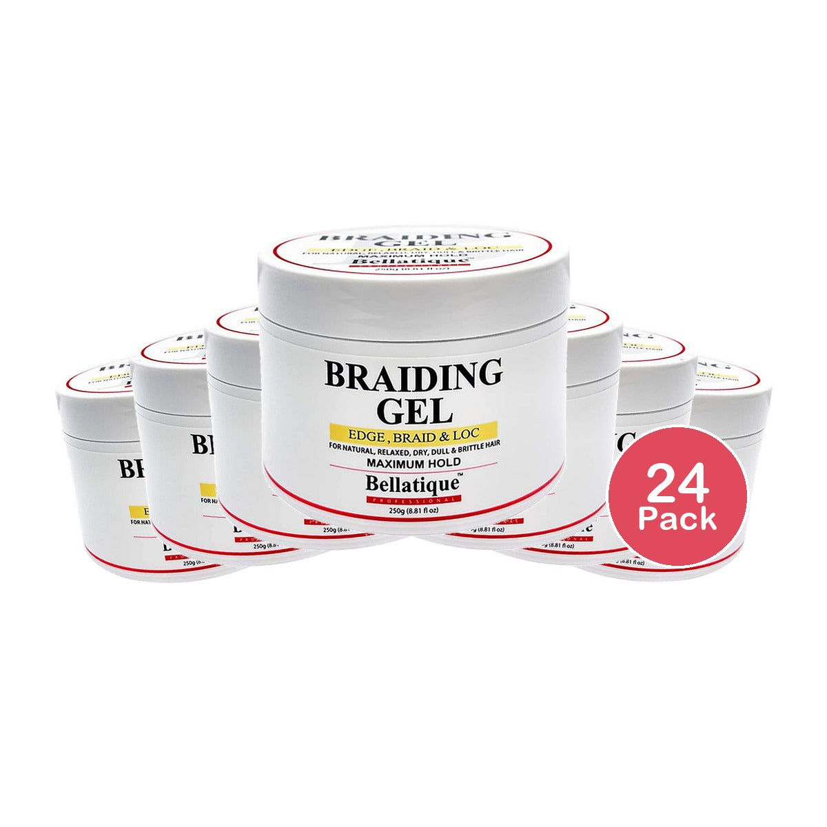 Bellatiq Edge Braid Loc Gel 8.81 Oz (Pack of 24)