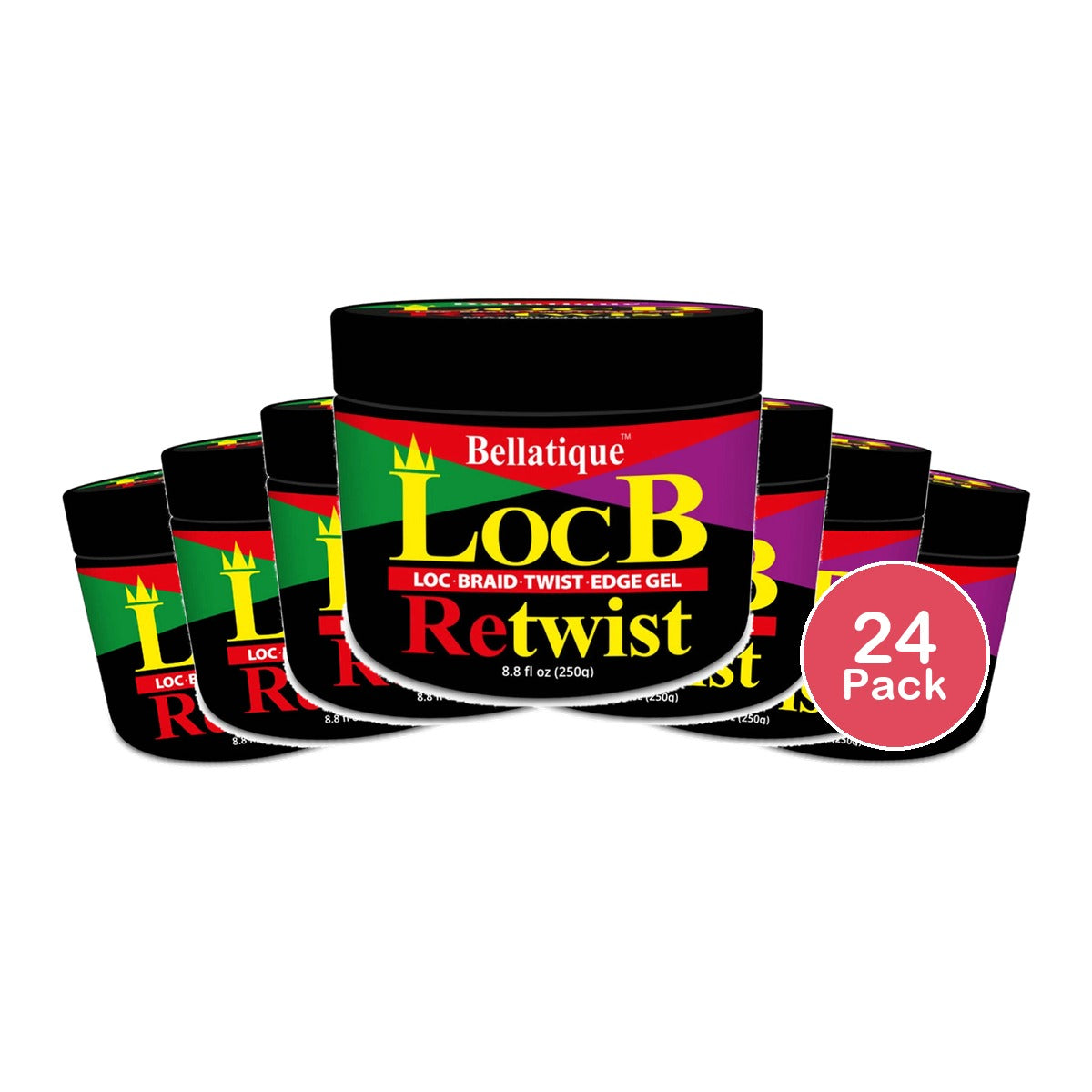 Bellatique Loc B Retwist Edge Gel 8.8 Oz (Pack of 24)