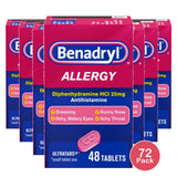 Benadryl Ultra Allergy Relief Tablets 48ct (Pack of 72)