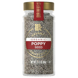 McCormick Gourmet Organic Poppy Seed 2.12 Oz (Pack of 36)