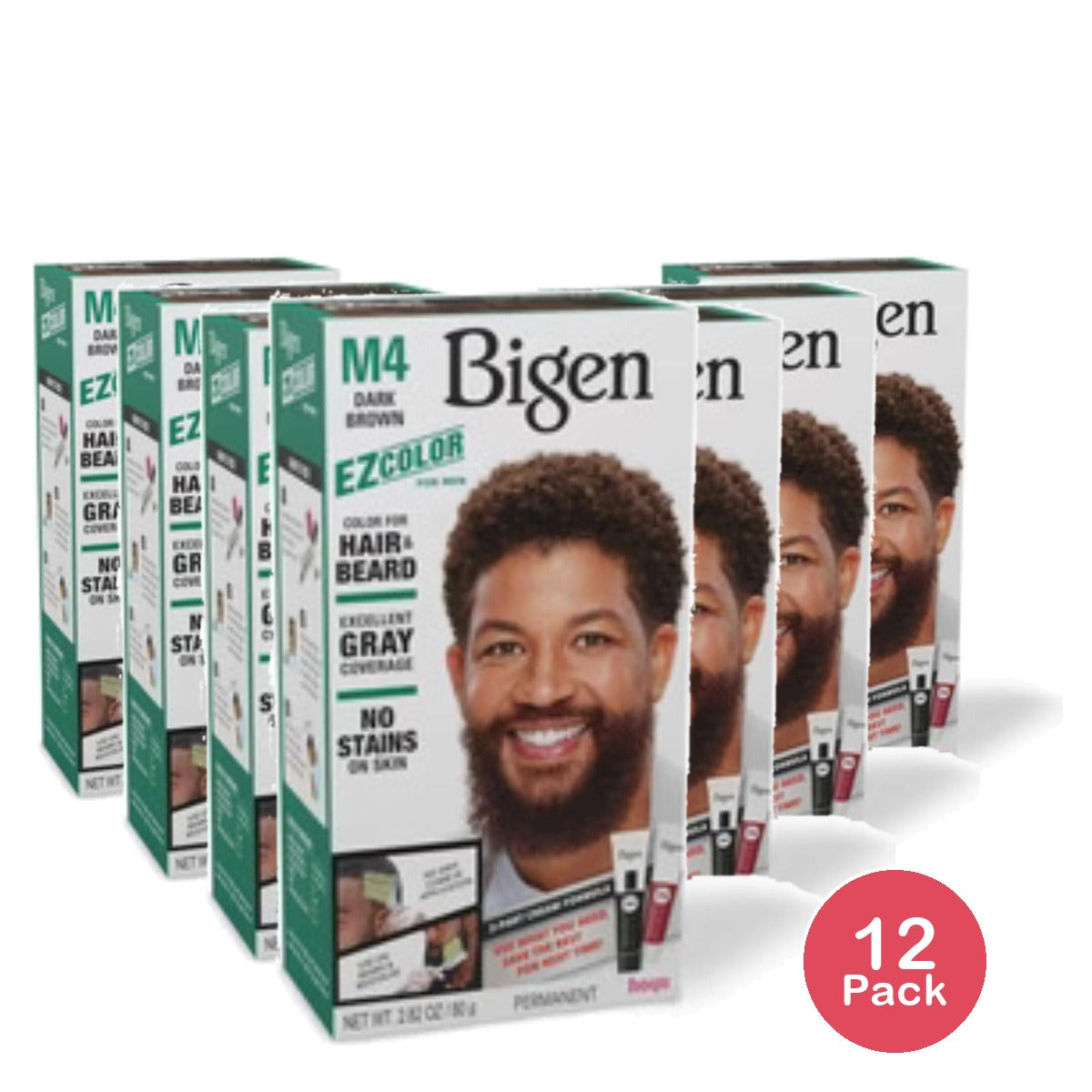 Bigen Color for Men Dark Brown M4 (Pack of 12)