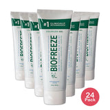 Biofreeze Classic Pain Relief Colorless Gel Tube 3Oz (Pack of 24)