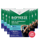 Biofreeze Day/Night Patch 9 Count 0.35Oz (Pack Of 24)