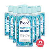 Biore Blue Agave + Baking Soda Balancing Pore Combination Skin Cleanser, Gently 6.77 oz (Pack of 12)