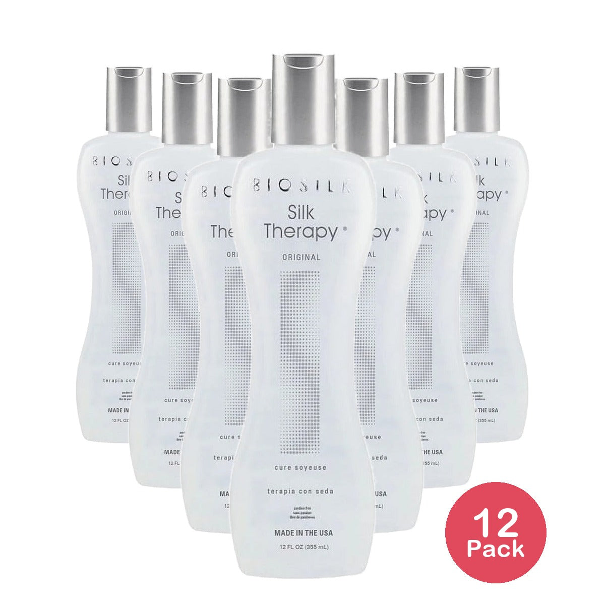 BioSilk Silk Therapy Cure 12 Oz (Pack of 12)