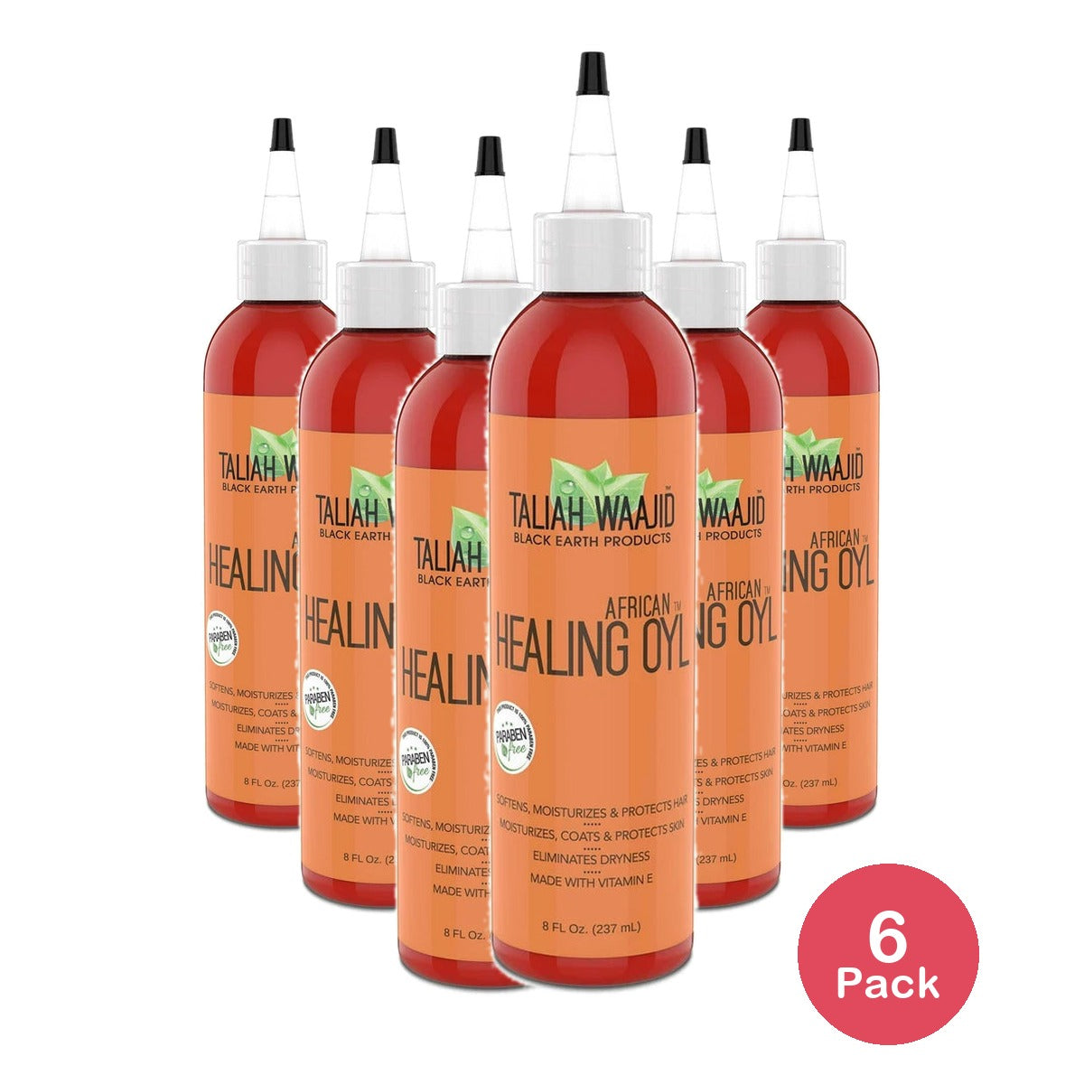 Black Earth Taliah Waajid African Healing Oil - 8 fl oz 8 Fl.  Oz (Pack of 6)
