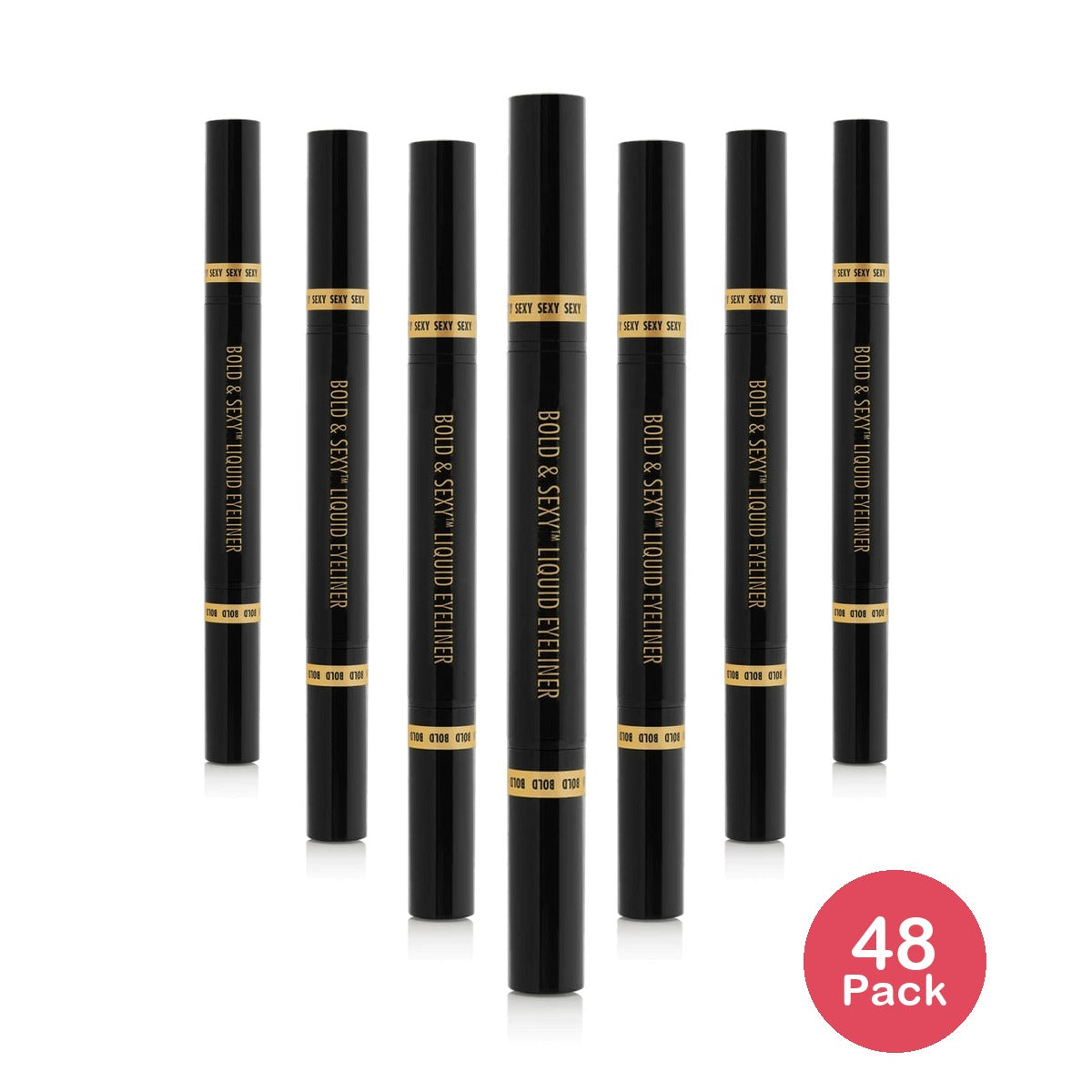 Black Radiance Bold & Sexy Liquid Eyeliner Black - 0.01 oz(Pack of 48)