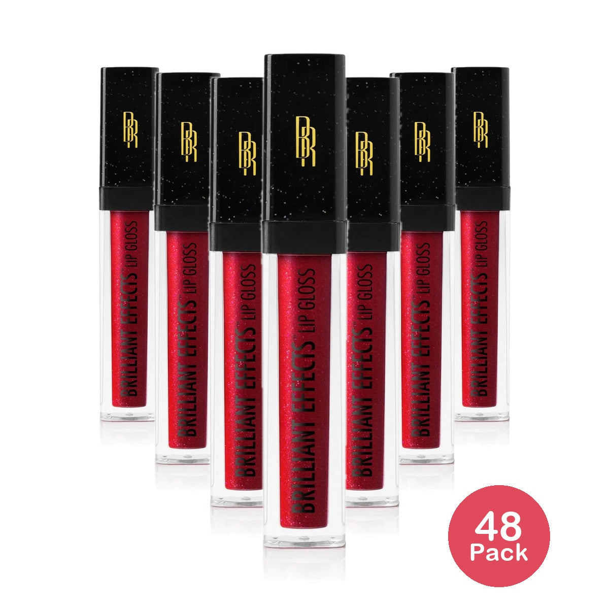 Black Radiance Brilliant Effects Lip Gloss Fire Cracker-0.3 fl Oz (Pack of 48)