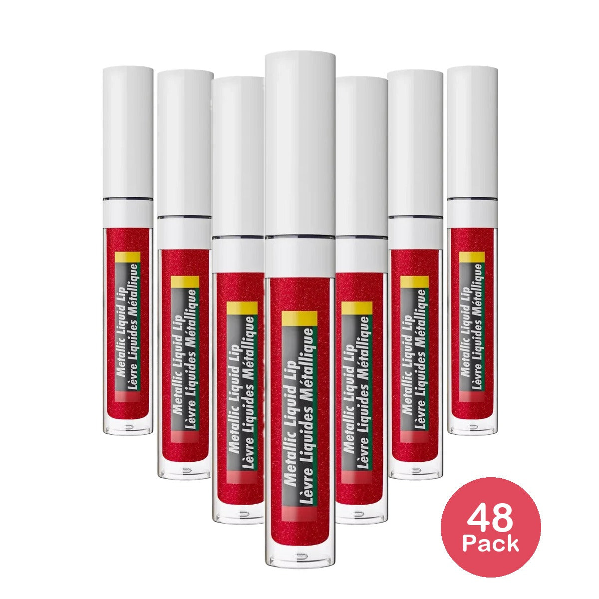 Black Radiance Cross Colors Liquid Lipstick - Vixen Red -  (Pack of 48)