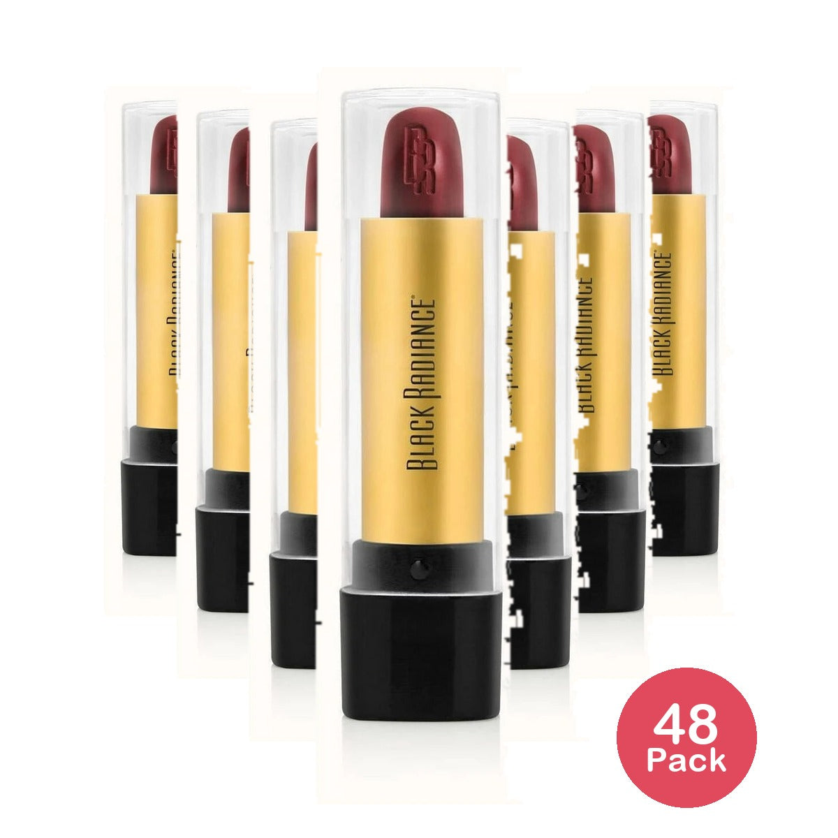 Black Radiance Perfect Tone Lip Color Lipstick - Eldorado Red-0.13 oz (Pack of 48)
