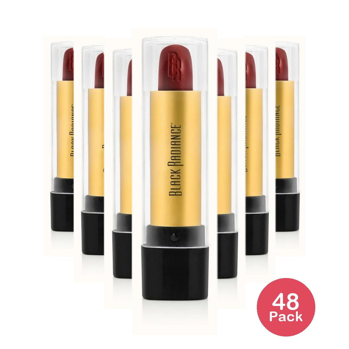 Black Radiance Perfect Tone Lip Color Lipstick - Reggae Red-0.13 oz (Pack of 48)