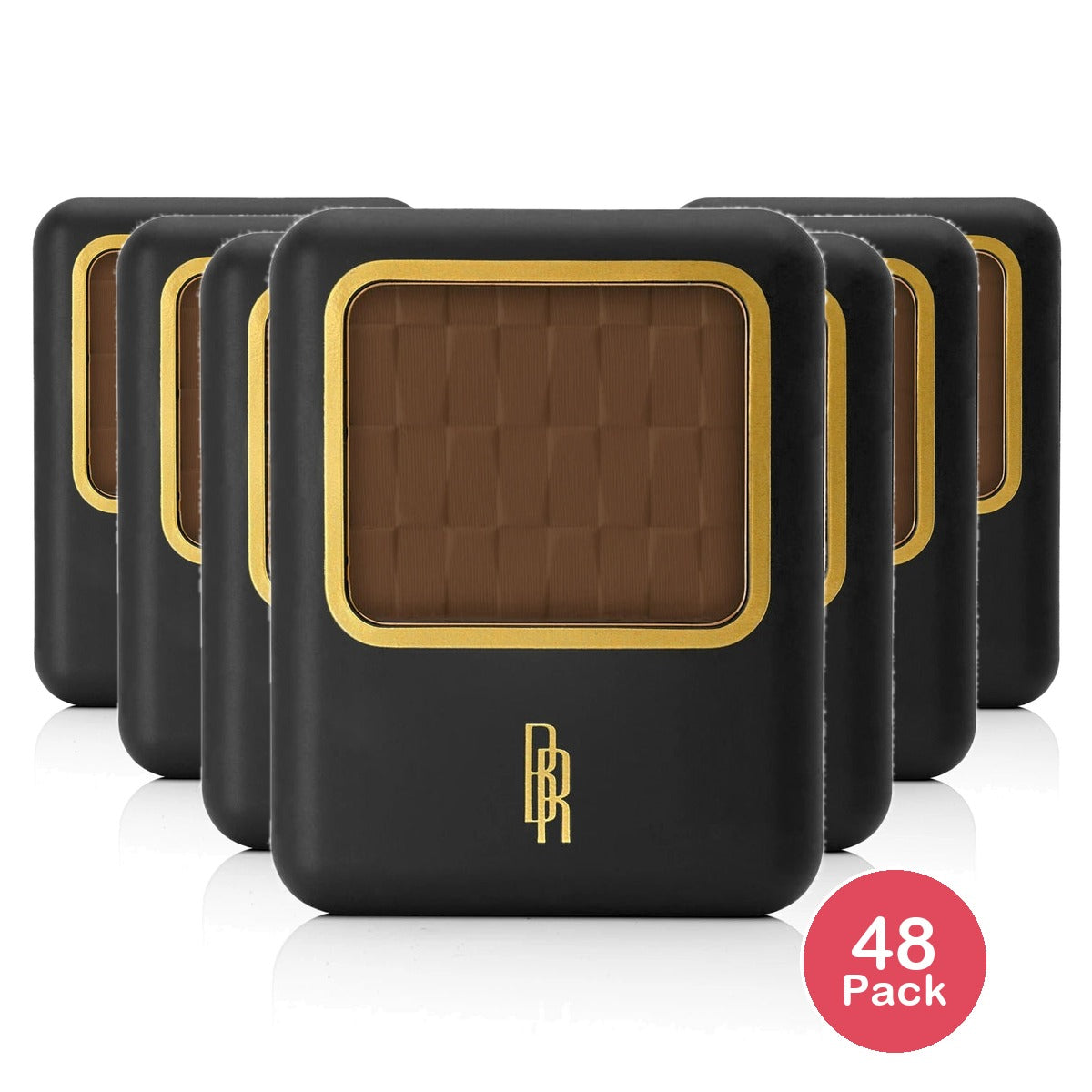 Black Radiance Pressed Powder - Makeup Finishing Powder - Rich Mahogany (Pack of 48)