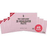 Black Radiance True Complexion 3D Highlighter Palette - 0.38oz (Pack of 48)