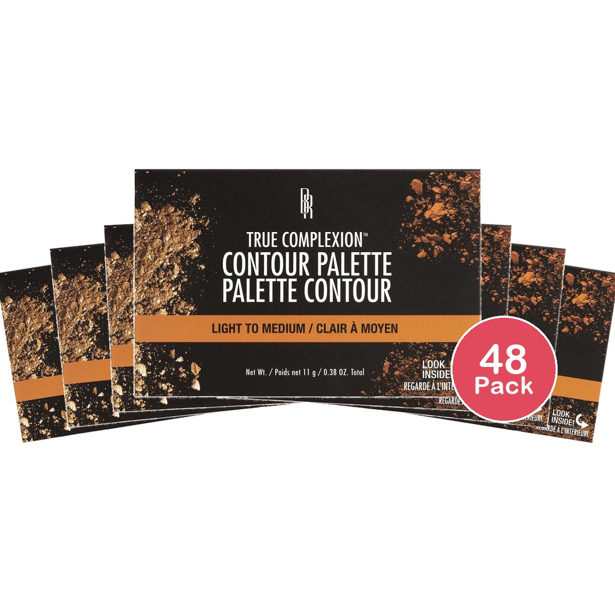 Black Radiance True Complexion Contour Palette - Light to Medium - 0.38oz (Pack of 48)