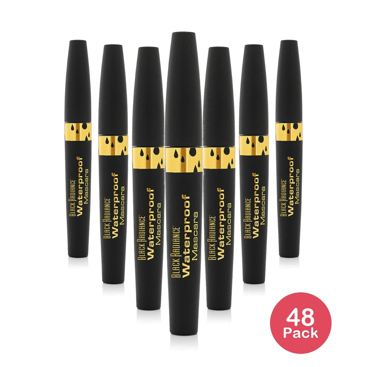 Black Radiance Waterproof Mascara Black Eclipse CA6432A-0.34 fl oz (Pack of 48)