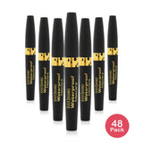 Black Radiance Waterproof Mascara Black Eclipse CA6432A-0.34 fl oz (Pack of 48)