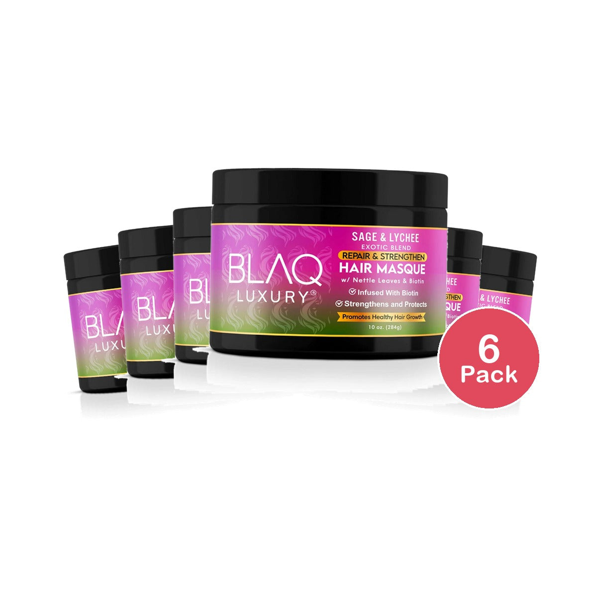 Blaq Luxury Sage & Lychee Hair Masque 10  Oz 10 Oz (Pack of 6)