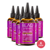 Blaq Luxury Sage & Lychee Mega Gro Repair and Strengthen Hair Serum  4 Oz 4 Fl. Oz (Pack of 6)