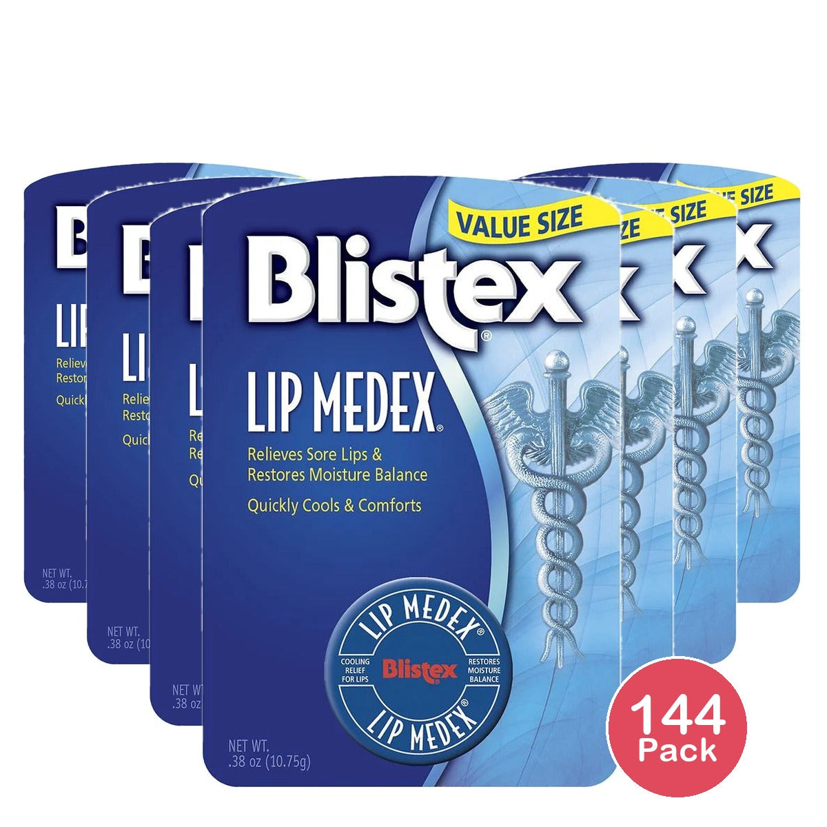 Blistex Lip Medex Medicated Lip Balm 0.25 Oz (Pack of 144)