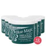 Blue Magic Bergamot Hair & Scalp Conditioner 12 Oz (Pack of 12)