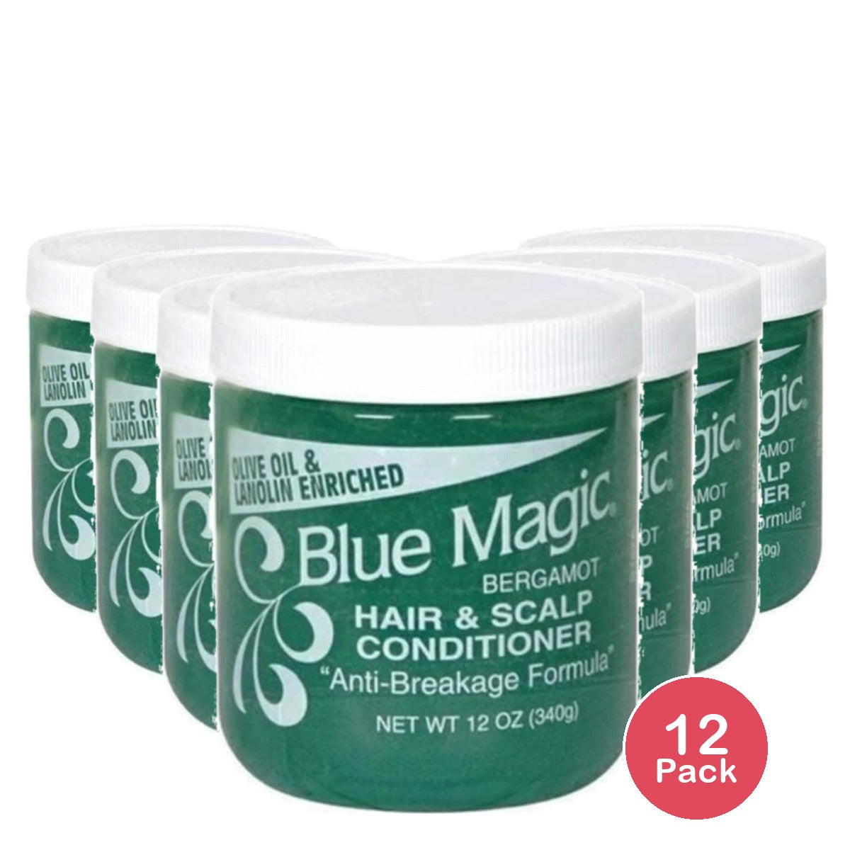 Blue Magic Original Bergamot Scalp Conditioner 4 Oz (Pack of 12)