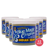 Blue Magic Originals Indian Hemp Herbal Hair & Scalp Conditioner All Hai 12 0z(Pack of 12)