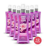 Body Fantasies Signature Fragrance Body Spray Japanese Cherry Blossom (Pack of 12) 8 Fl. Oz
