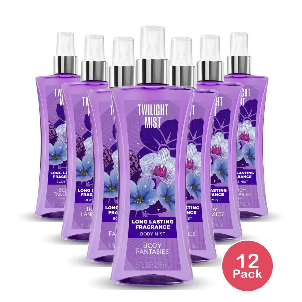 Body Fantasies Signature Fragrance Body Spray Twilight Mist (Pack of 12) 8 Fl. Oz