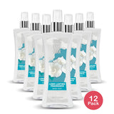 Body Fantasies Signature Fresh White Musk Body Spray (Pack of 12) 8 Fl. Oz