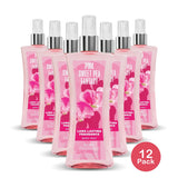 Body Fantasies Signature Pink Sweet Pea Fantasy Body Spray (Pack of 12) 8 Fl. Oz
