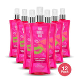 Body Fantasies Signature Pink Vanilla Kiss Fantasy Body Spray (Pack of 12) 8 Fl. Oz