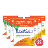 Boiron ThroatCalm Sore Throat Relief Tablets 1.4Oz (Pack of 60)