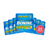 Bonine Motion Sickness Protection Chewable Tablets Raspberry 0.42Oz(Pack Of 24)