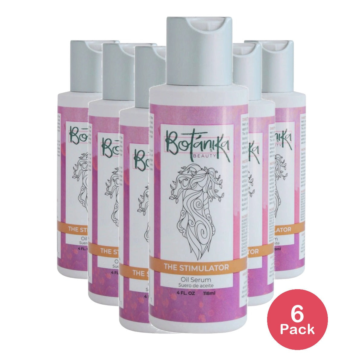 Botanika Beauty The Stimulator Moisturizing Hair Serum 4 Oz (Pack of 6)