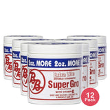 Bronner Brothers Extra Lite Double Strength Super Gro with Vitamin E. 6 Fl. Oz (Pack of 12)
