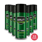 Brut 24 Hour Protection Deodorant Spray Classic Scent, 10 oz (Pack of 12)