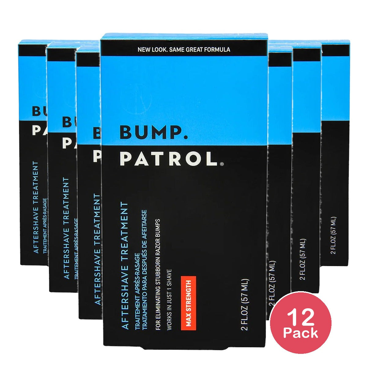 Bump Patrol Maximum Strength Aftershave Treatment 2 Oz (Pack of 12)