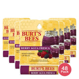 Burt'S Bees 100% Natural Origin Lip Balm, Berry Agua Fresca, 1 Tube 0.15 Oz (Pack Of 48)