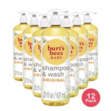 Burt's Bees Baby Bee Shampoo & Wash 21 Fl Oz (Pack of 12)