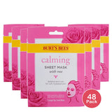Burt's Bees Calming Rose Face Sheet Mask (Pack of 48)