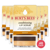 Burts Bees Moisturizing And Conditioning Lip Scrub With Exfoliating Honey Crystals 0.25Oz (Pack Of 48)