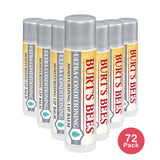 Burt's Bees Moisturizing Lip Balm 0.15 Oz (Pack of 72)