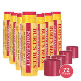 Burt's Bees Moisturizing Lip Balm Pomegranate 0.15 Oz (Pack of 72)