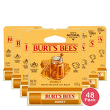 Burts Bees Natural Moisturizing Lip Balm Honey With Beeswax 0.15Oz (Pack Of 48)