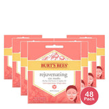 Burt'S Bees Rejuvenating Eye Mask Single Use Eye Mask 1 Pair 0.02Oz (Pack Of 48)