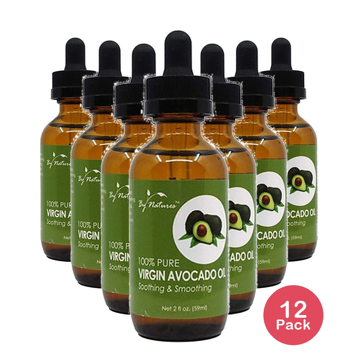 By Nature's Avocado Oil 2 Oz (Pack of 12)
