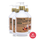 By Natures Batana Oil Moisturizing & Stimulating Growth Conditioner 12 fl.oz (Pack of 4)